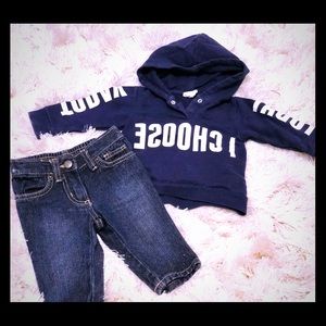 Baby H&M hoodie Sweater & Jeans Bundle